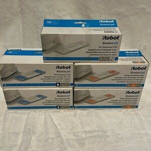 iRobot Braava Jet Dry Damp Sweeping Wet Mopping Pads 5 boxes-NEW